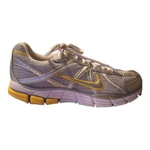 Nike Air Silver Yellow Lance Armstrong Running Shoes Size 7.5